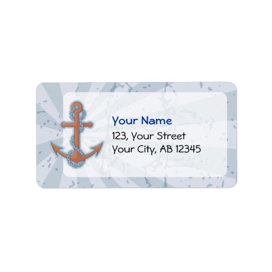 いかりとチェーン ラベル (正面)