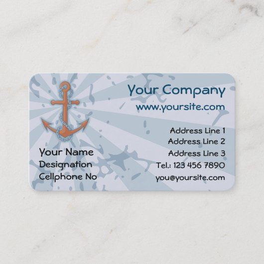 いかりとチェーン 名刺 (正面)