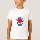 いかりとバラ Tシャツ (正面)