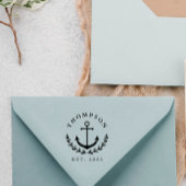 いかりとリース航海のの名前と年の設立 セルフインキングスタンプ