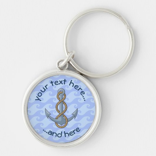 いかりとロープキーチェーン キーホルダー (正面)