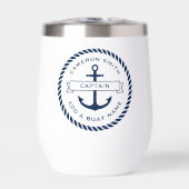 いかりとロープボートの名前とタイトル (正面)