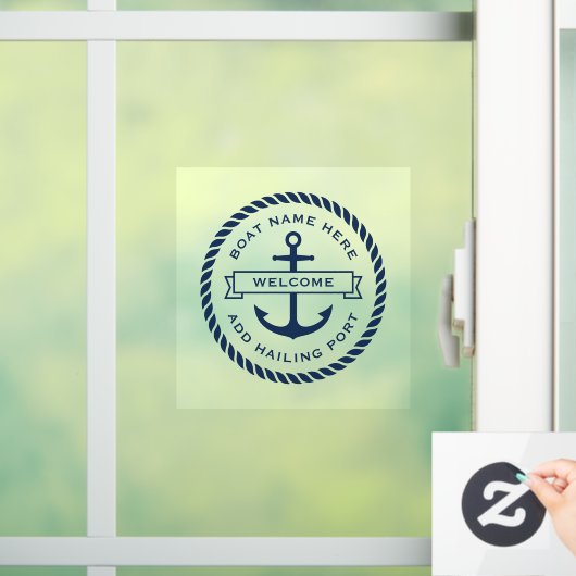 いかりとロープボート名の配船ポートへようこそ ウィンドウサイン (ホーム)