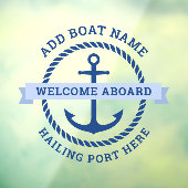 いかりとロープボー縁どトの名を歓迎する ウィンドウサイン (シート3)