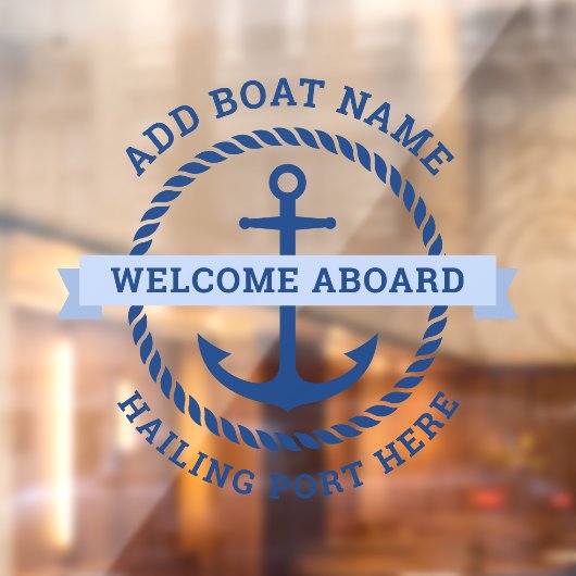 いかりとロープボー縁どトの名を歓迎する ウィンドウサイン (シート2)