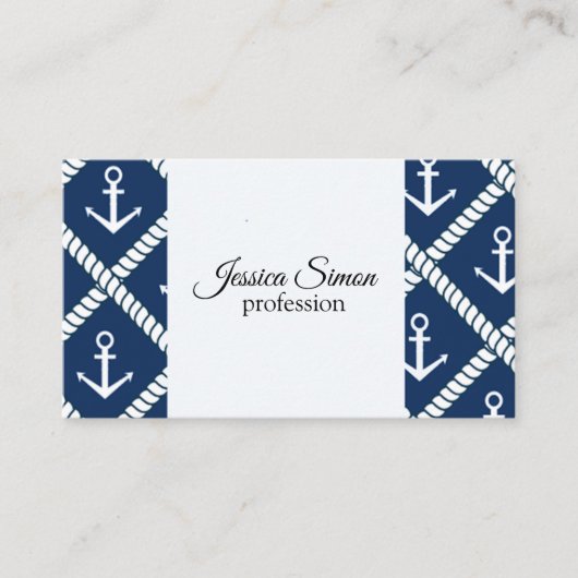 いかりとロープ 名刺 (正面)