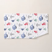 いかりと海の生活 バスタオルセット (ハンドタオル)