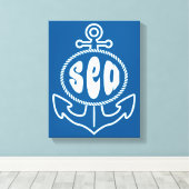 いかりと海 キャンバスプリント (インサイチュ (ウッドフロア))