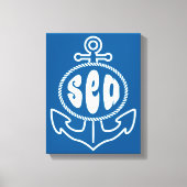 いかりと海 キャンバスプリント (正面)