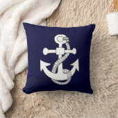 いかりのデザイン クッション (ブランケット)