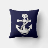 いかりのデザイン クッション (裏面)