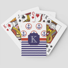 いかりのモノグラムのトランプ トランプ