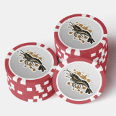 「いかりの保留」 ポーカーチップ (積み重ね)