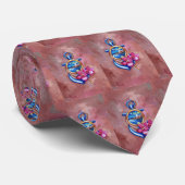 いかりの入れ墨のタイ ネクタイ (ロール)