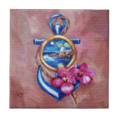 いかりの入れ墨 タイル (正面)