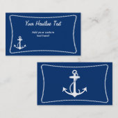 いかりの名刺 名刺 (正面/裏面)