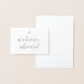 いかりの歓迎 箔カード (ディスプレー)