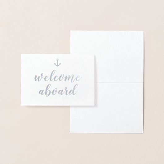 いかりの歓迎 箔カード (ディスプレー)