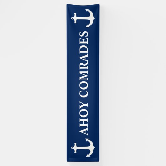 いかりの白 + あなたのbackgrpund及びアイディア 横断幕 (縦)