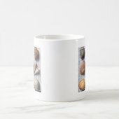 いかりの背景幕の貝殻 コーヒーマグカップ (中央)