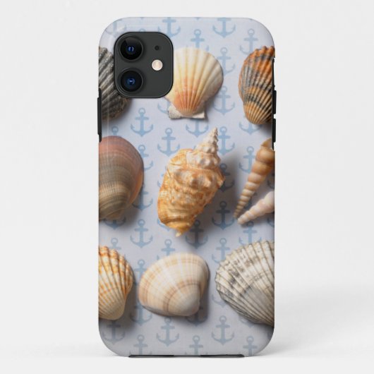 いかりの背景幕の貝殻 Case-Mate iPhoneケース (裏面)