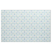 いかりの青緑の白の生地 ファブリック (ファットクウォーター)