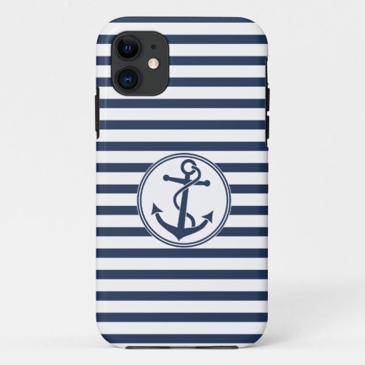 いかりはとの縞で飾ります Case-Mate iPhoneケース (裏面)