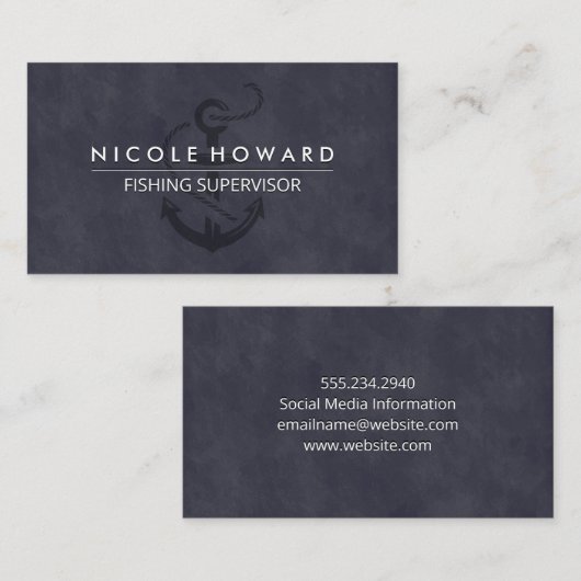 いかりアイコン 名刺 (正面/裏面)