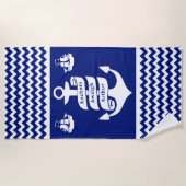 いかりアウェイトリタイアメントクルーズ ビーチタオル (正面)