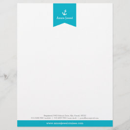 いかりアクアリボン航海の旗事業文字 レターヘッド