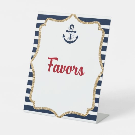 いかりアホ航海のイギフトはテーブルのパーティー記号を引き立てる 台座サイン (正面)