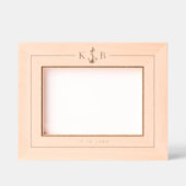 いかりイニシャル レーザー彫刻フレーム (正面)