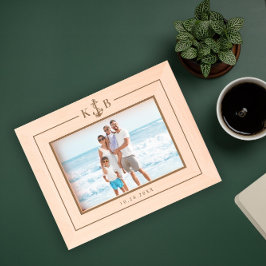 いかりイニシャル レーザー彫刻フレーム