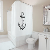 いかりイラストレーション シャワーカーテン (インサイチュ)