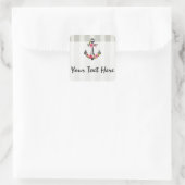 いかりウォータ航海のーカラーバラビーチブティック スクエアシール (バッグ)