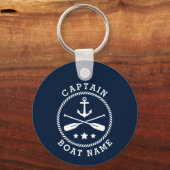 いかりオアーズスターズ大尉の名前フォトバック キーホルダー (正面)