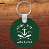 いかりオアーズファミリー航海のレイクハウスグリーン キーホルダー (正面)