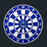 いかりオンネイビーブルー&ホワイトダーツボード ダーツボード<br><div class="desc">いかりネイビー青と白のダーツボード。</div>
