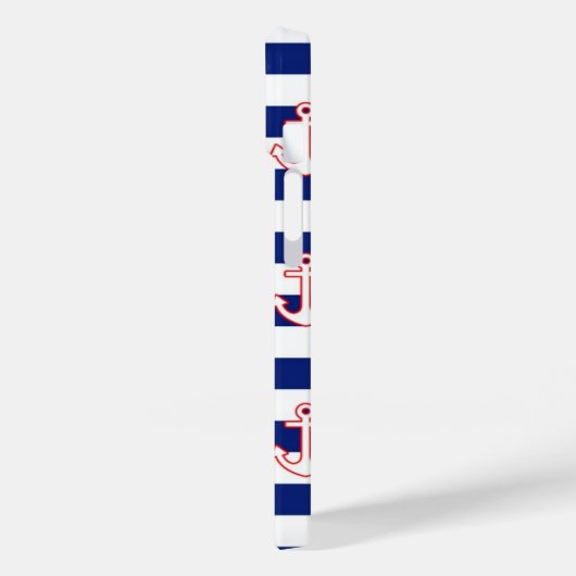 いかりオンブルーストライプスタイル Case-Mate iPhoneケース (裏面 / 左)