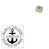 いかりカスタムファミリ名差出人住所 ラバースタンプ (押印)