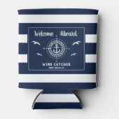 いかりカスタムボート名ウェルカムクアボードカッコいい 缶クーラー (正面)