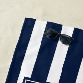 いかりカスタムボート名ウェルカムクアボード ビーチタオル (インサイチュ)