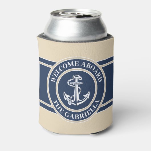 いかりカスタムボート名ホワイトボードベージュ 缶クーラー (缶裏面)