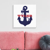 いかりカスタムラップ帆布 キャンバスプリント (インサイチュ (リビング))