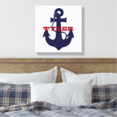 いかりカスタムラップ帆布 キャンバスプリント (インサイチュ (寝室))