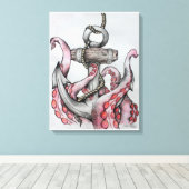 いかりキャンバススケッチ キャンバスプリント (インサイチュ (ウッドフロア))