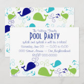 いかりクジラ 招待状 (正面/裏面)