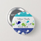 いかりクジラ 缶バッジ (正面&裏面)