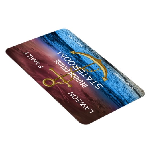 いかりクルーズステートルームドアマーカーファミリー懇親会 マグネット (右側)