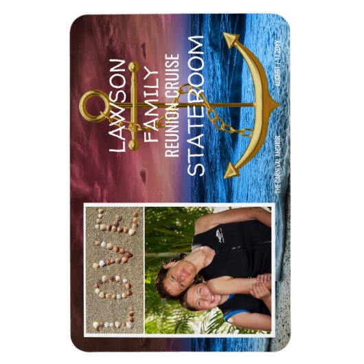 いかりクルーズステートルームドアマーカー懇親会写真 マグネット (縦)